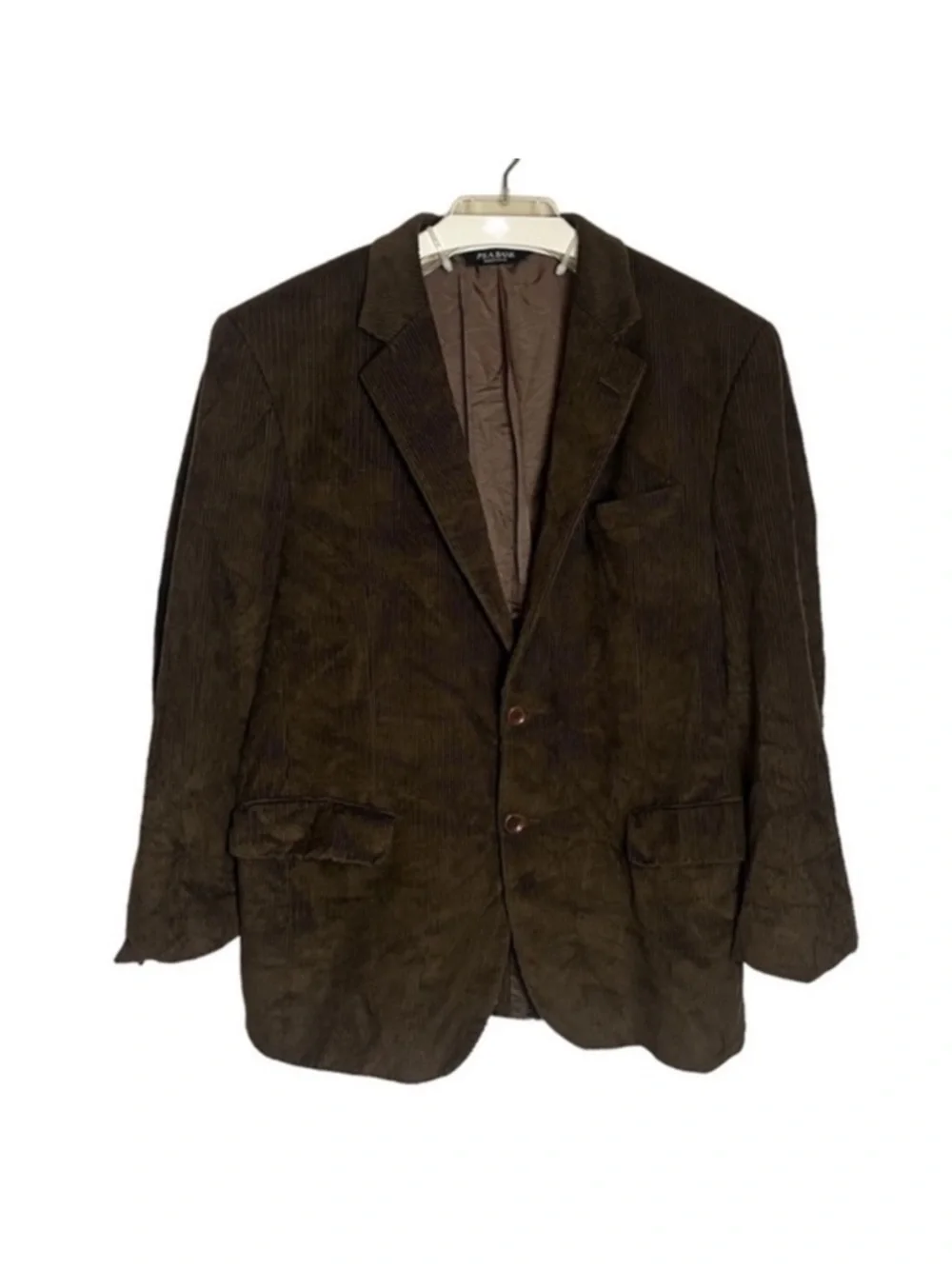 Jos. A. Bank Men’s Brown Corduroy Blazer Size 42R Wool Silk Blend Sport Coat